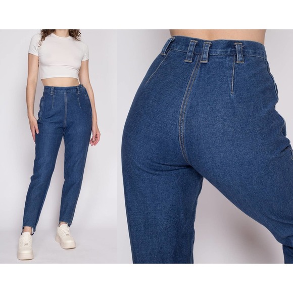 90s Lizwear Stirrup Side Zip Jeans - Medium, 28" | Vintage High Waisted - Picture 1 of 10